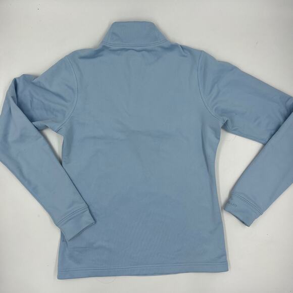 Nike-Fit Women's Light Blue warm 1/4 zip size Medium - Picture 9 of 11